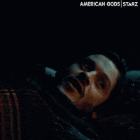 Iwan Rheon Reaction GIF by American Gods