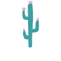 Cactus Sticker by Museo de Antropologías UNC