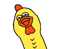 Chicken Gaga Sticker
