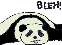 Panda Mocking Sticker