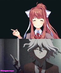 Doki Doki Literature Club Nagito Komaeda GIF