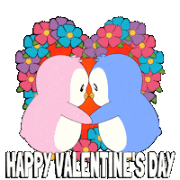 I Love You Wow Sticker by Pudgy Penguins