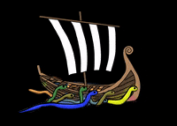 ygeorge3 trippy weird worm boat GIF