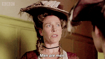 pride and prejudice men are men GIF by BBC