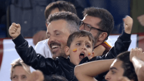 Happy Serie A GIF by AS Roma