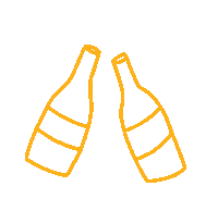 Night Out Friends Sticker