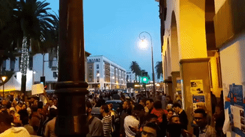 Protesters March in Rabat Over Moroccan Fishmonger's Death