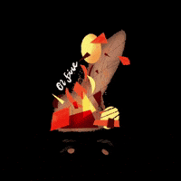 Girl Fire GIF