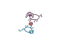 Play Ball Cat Sticker