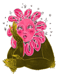 Fed Up Flower Sticker