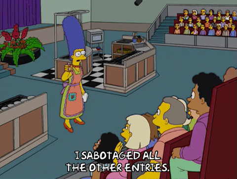 marge simpson cooking GIF