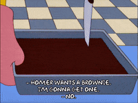 fresh baked brownies GIF