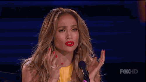 Jennifer Lopez Shrug GIF by American Idol