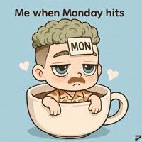 Monday Morning Burnout GIF by Persona