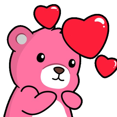 I Love You Kiss Sticker by BEARISH