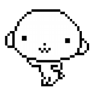 White Dog Dancing Sticker
