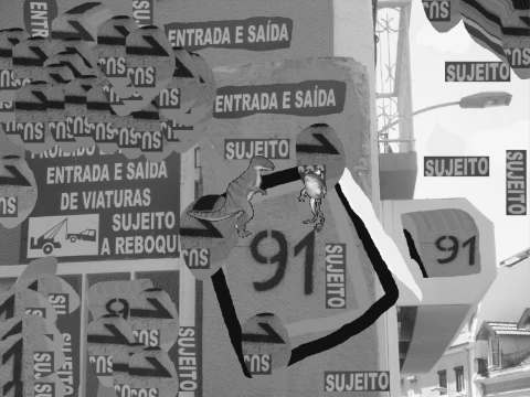 collage wall GIF