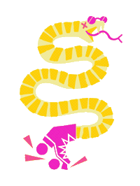 Snake Rollerskating Sticker by RollerFit