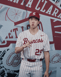 Bronco Baseball GIF by Santa Clara Broncos