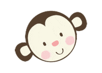 kids monkey Sticker by Changuitos