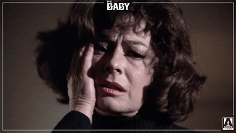shocked the baby GIF by Arrow Video