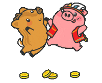 Money Raining Sticker by JKOPAY