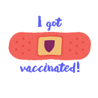 Vaccine Bandaid Sticker by Harvard University