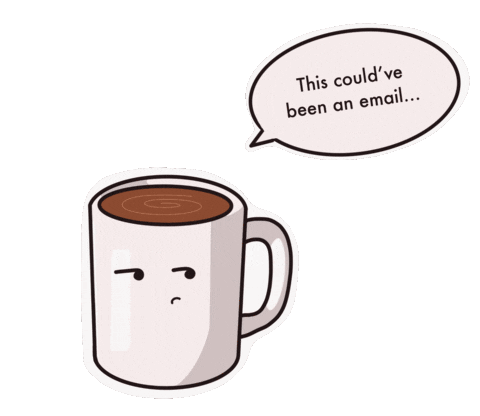 Coffee Work Sticker