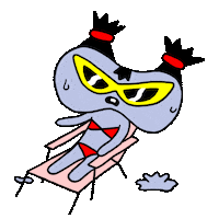 sticker melting by Koji Yamamoto