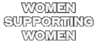 Women Supporting Women Sticker by Elizabeth Sutton Collection