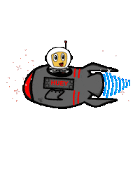 stemeycdp space light science technology Sticker
