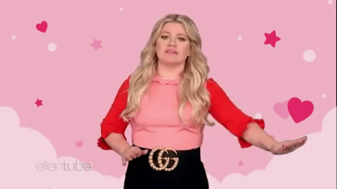 kelly clarkson momsplaining GIF