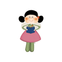 NearteNeparte anna lana cuore libro Sticker