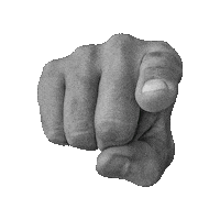 Gold Pointing Sticker by VloerenBaas