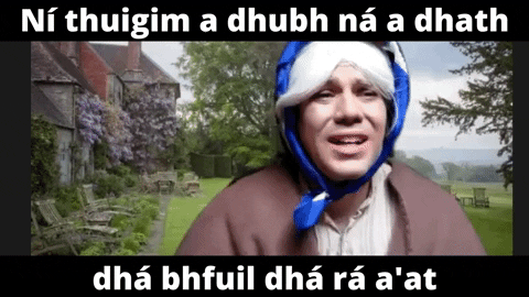 QueercalComhra giphyupload huh irish dafuq GIF