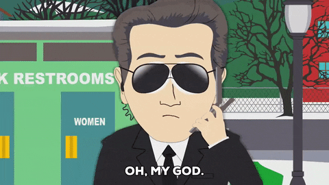 mad men in black GIF by South Park 