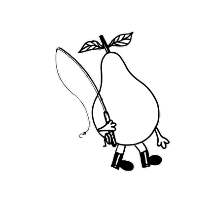 Pear Sticker by The Sigit