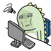 Dinosaur Sticker by PeggySu