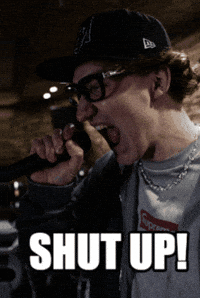 Bad Take Shut Up GIF by Jan Metternich