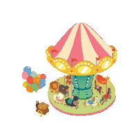 wizardwithin party animals disney balloons Sticker