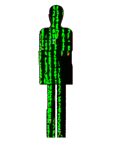 Good Morning Glitch Sticker by PEEKASSO