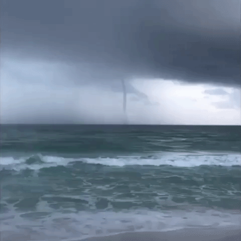 Waterspout Spotted Off Florida's Santa Rosa Beach