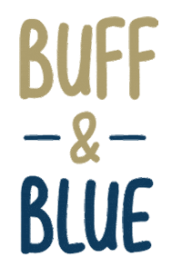 Gw Buffandblue Sticker by George Washington University