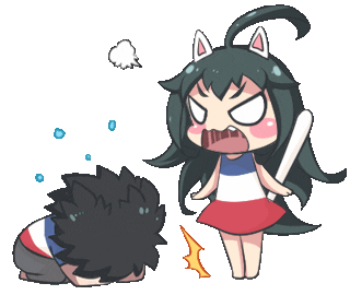 Angry Couple Sticker by Jin