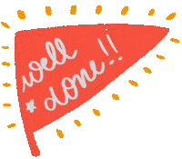 Well Done Sticker