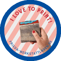 Sticker by friedawerkstattladen