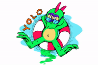 YOLO Lizard Raft