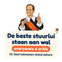 Merchant Critic Sticker by Dutch Fluency