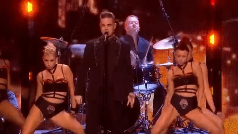 robbie williams brits GIF by BRIT Awards