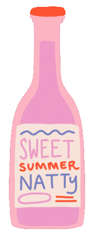 Natural Wine Summer Sticker by ESM Creative Studio